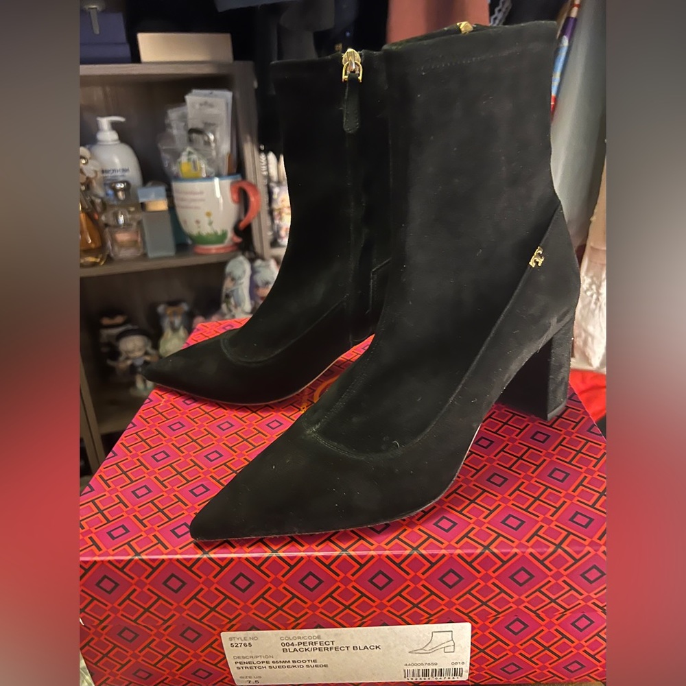 Tory Burch 65mm Suede Bootie